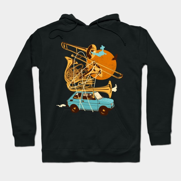 JAZZ CARAVAN II Hoodie by Showdeer